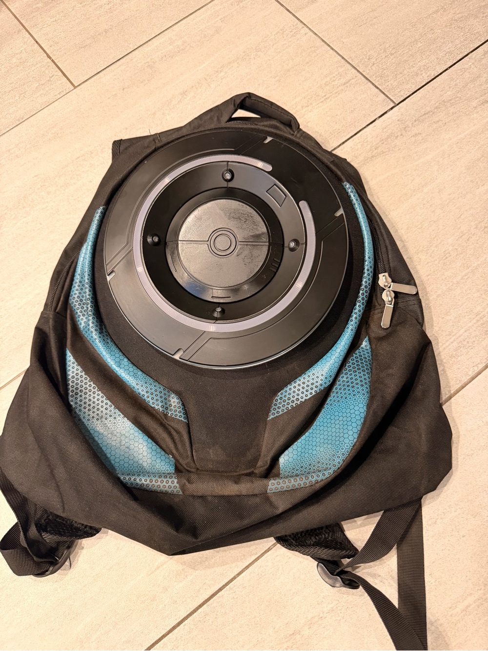Tron light cycle backpack with light ring Wireless Speaker